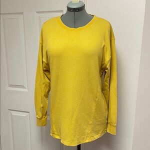 Wild Fable Mustard Yellow Thermal Long Sleeve T